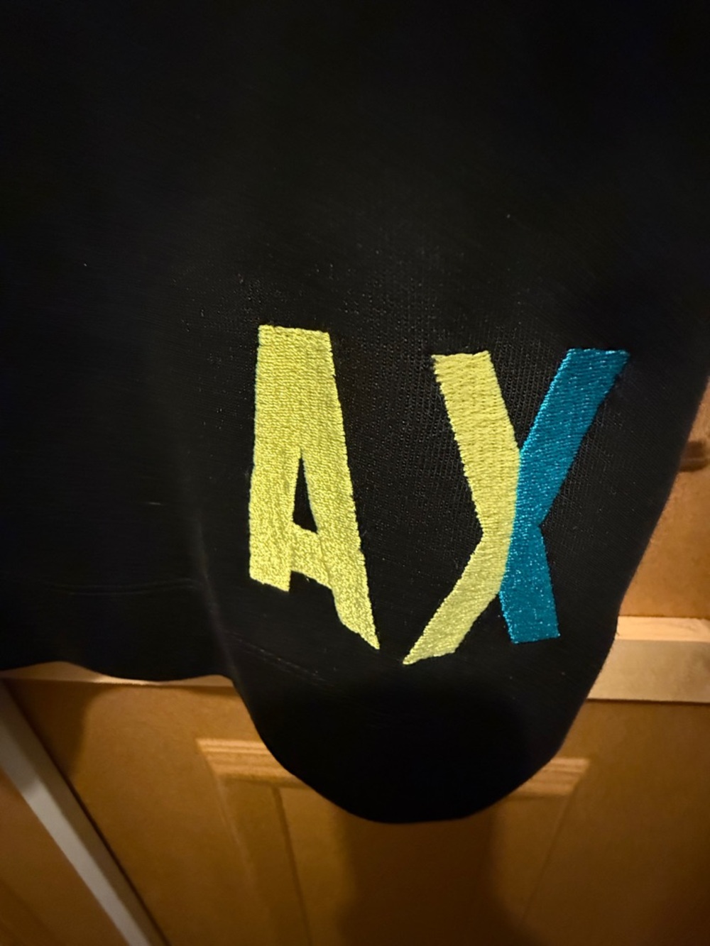 A|X Armani Exchange Black Hooded Dress Sporty Chic Fitted Casual Streetwear M - Picture 4 of 6